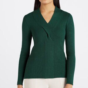 Evergreen Ribbed Sweater